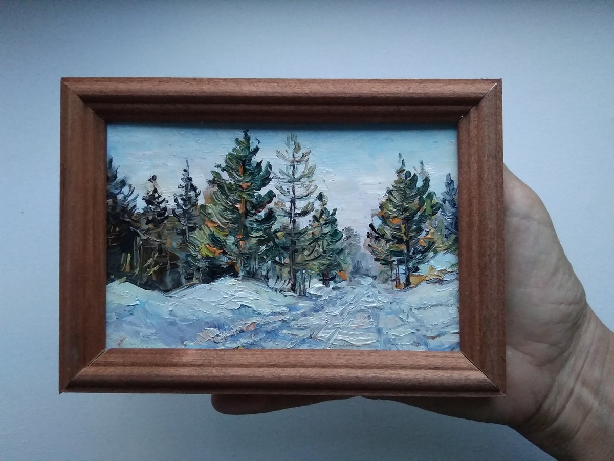 winter road by Irina Tolstikova