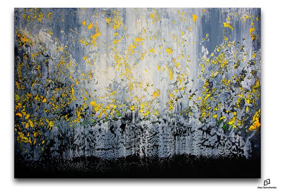 150x100cm. / abstract painting / Abstract 1135