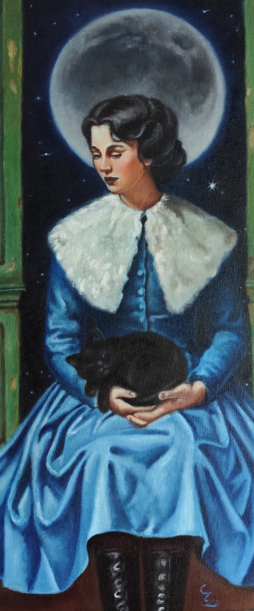 Waiting in the moonlight by Veronica Ciccarese