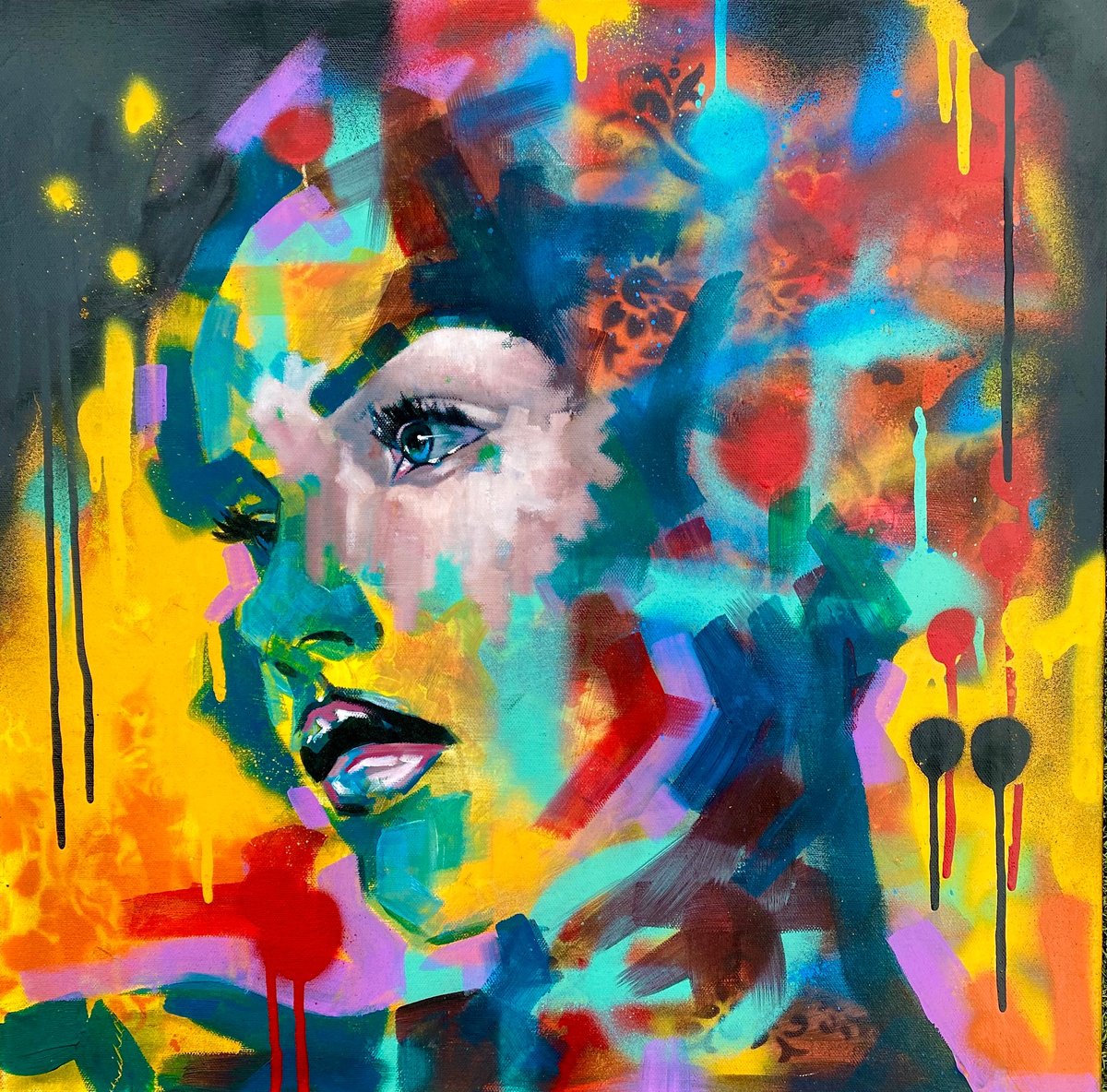  Gaze 1 By Stevie Nicholson, 20 X 20, Artwork For Sale On Artfinder