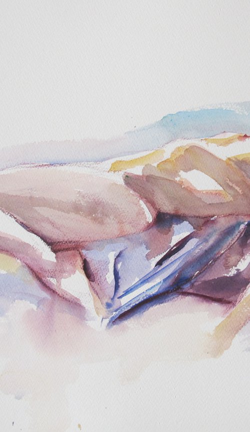 reclining female nude by Rory O’Neill