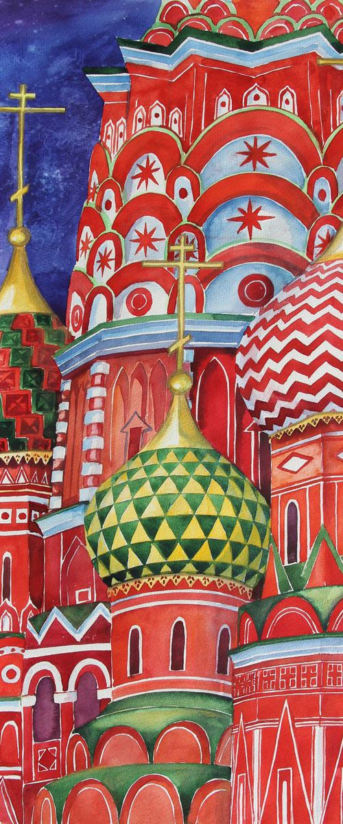 St-Basil's Cathedral by Albina Kumirova