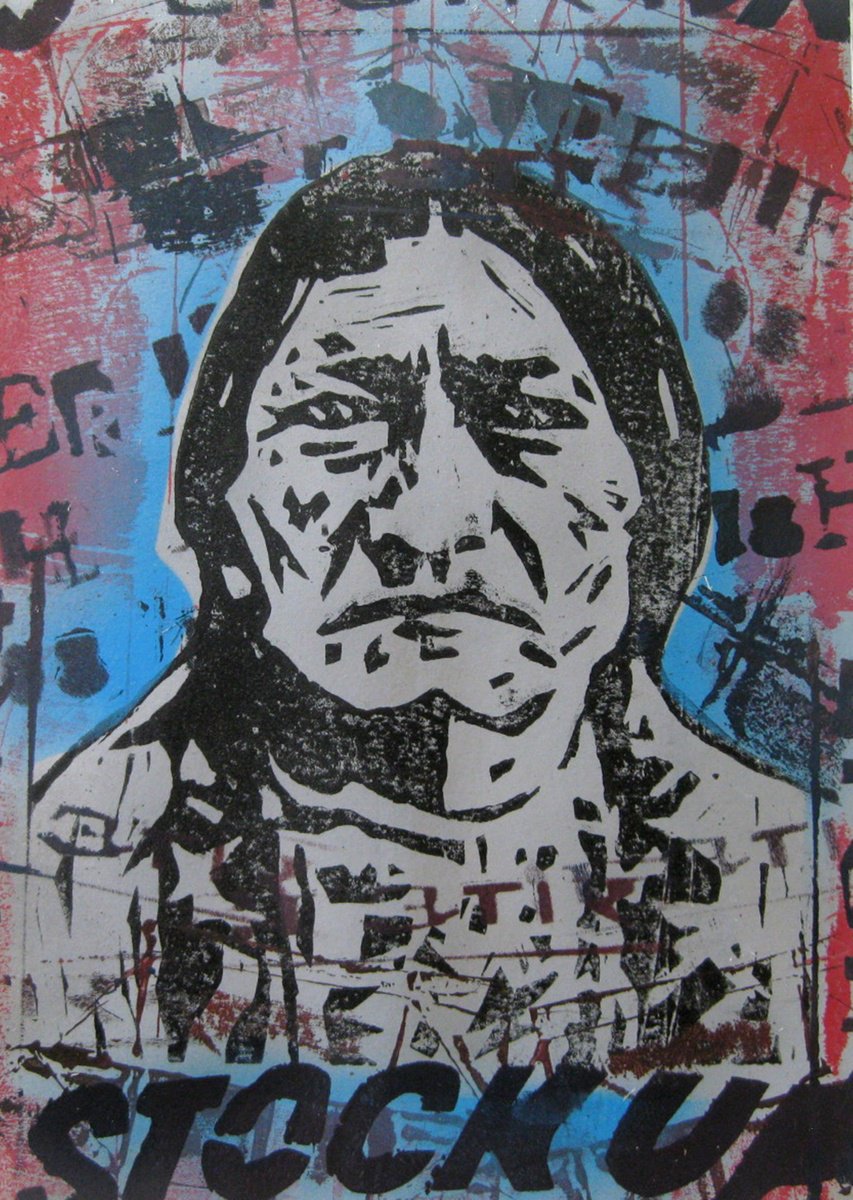 Sitting Bull IV by Carlos Madriz