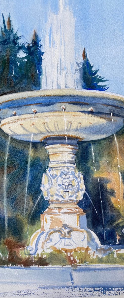 Petersburg impressions. Fountain "The Vase" by Alla Semenova