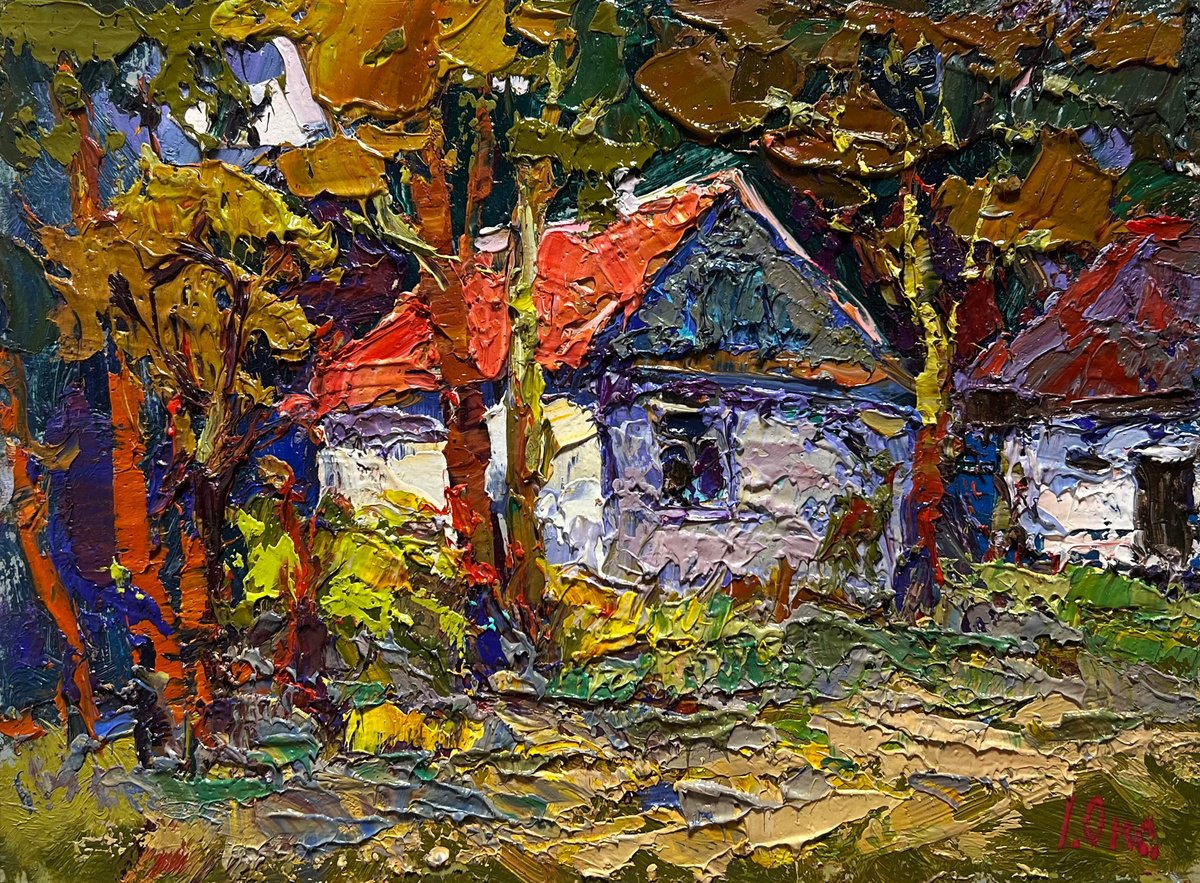A Quiet Corner In The Village By Kalenyuk Alex, 8 X 6, Artwork For Sale On Artfinder