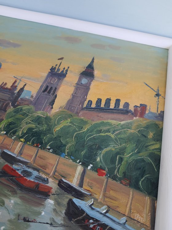 View of London with Parliament