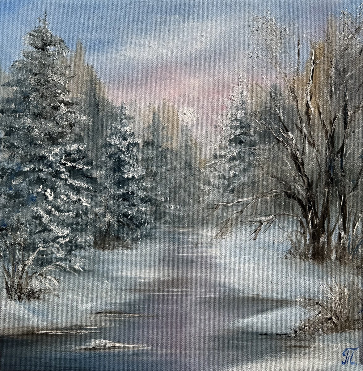 Dream Of Winter By Tanja Frost, 12 X 12, Artwork For Sale On Artfinder