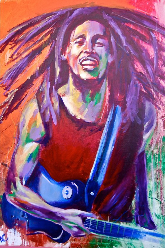 Bob Marley | Vibrant | Impressionism | Giclee