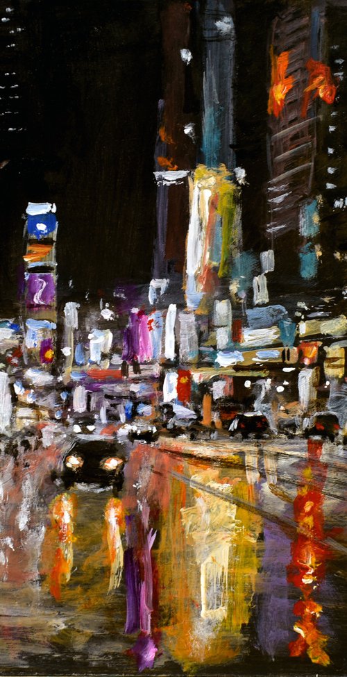 New York City in Rain, 59 by Vishalandra Dakur