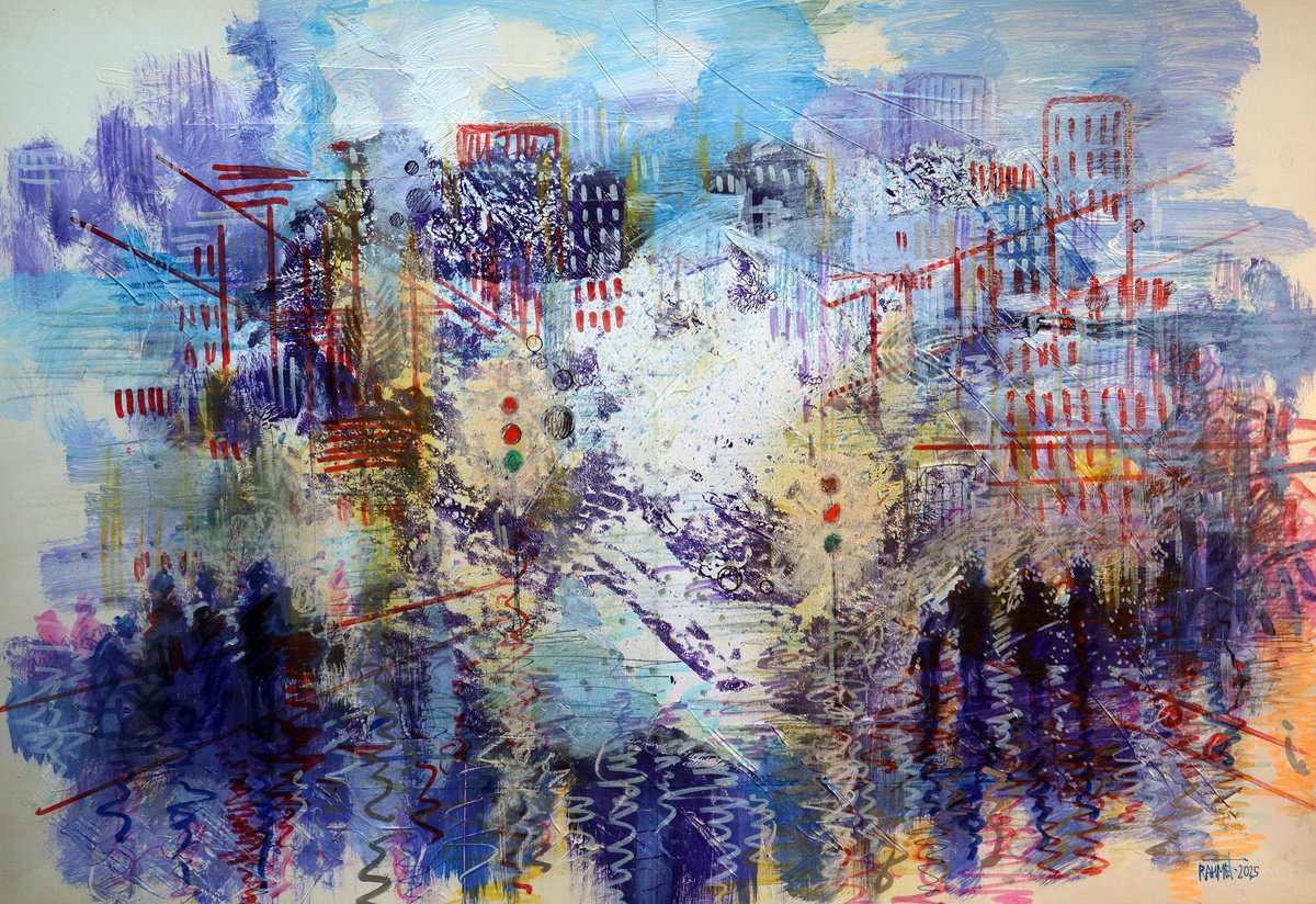  Fantasy With Flowers 299 By Rakhmet Redzhepov, 23 X 17, Artwork For Sale On Artfinder