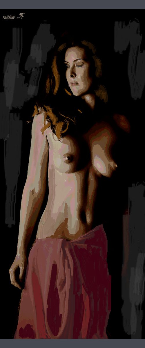 ALICIA 2...  29"x60" by Joe McHarg