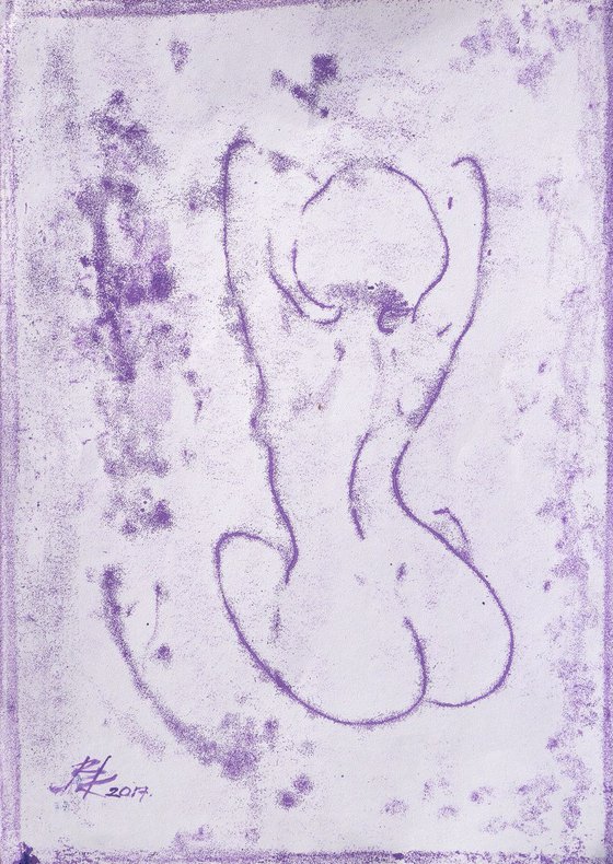 Nude monotype # 15