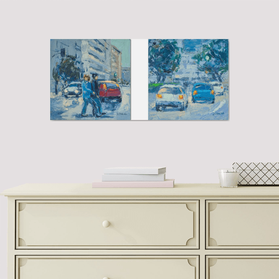 Diptych (urban landscape)