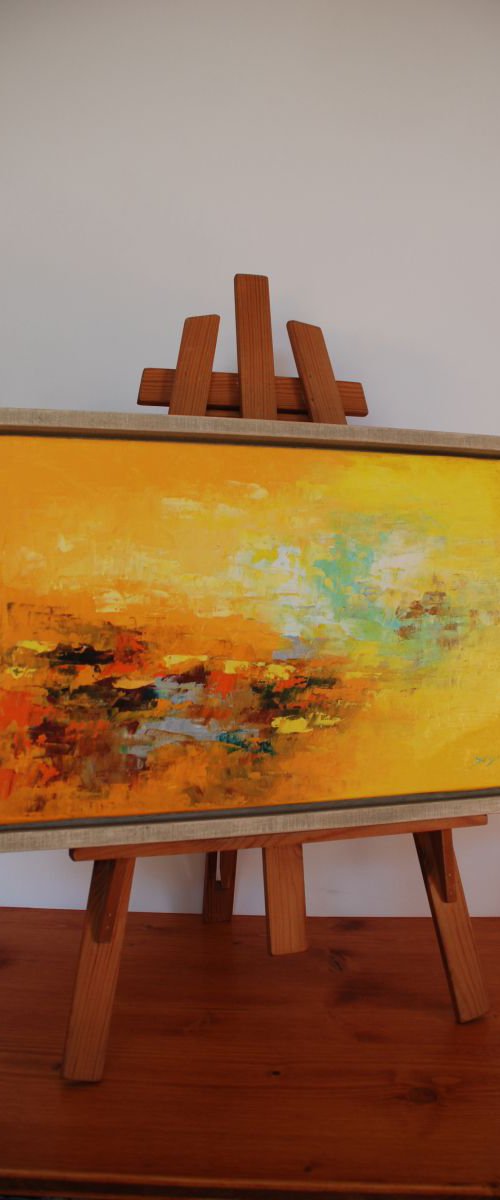 Yellow Landscape (ref#:861-8M) by Saroja van der Stegen