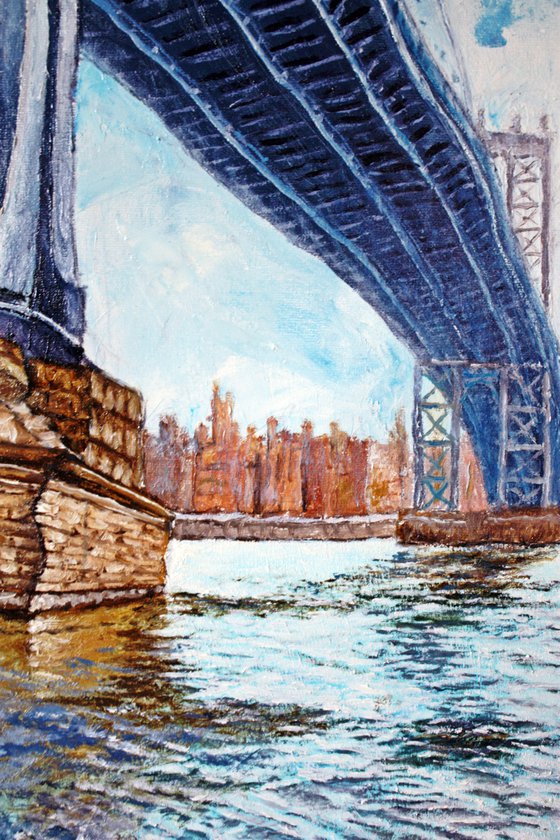 Manhattan Bridge. Are longing to stray....