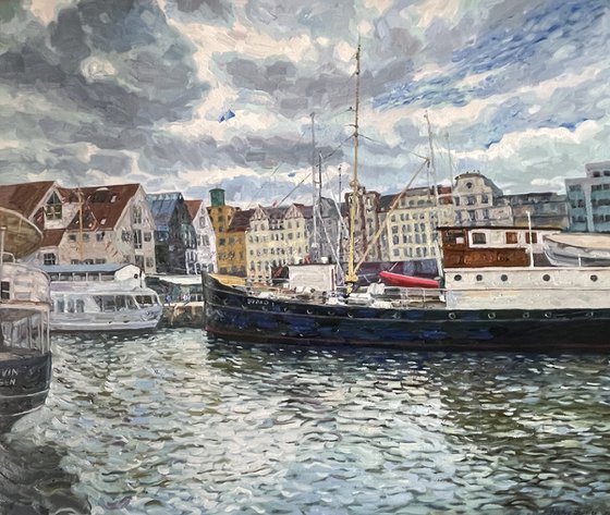 At the Bergen pier