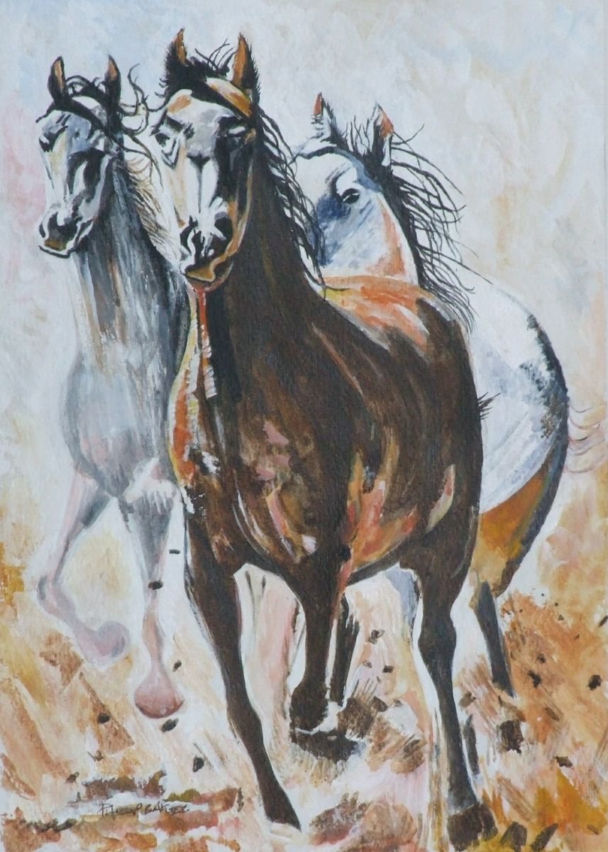 Mustangs 1 by Philip Baker