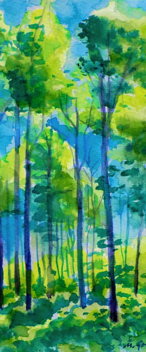 Under the blue sky by Maja Grecic