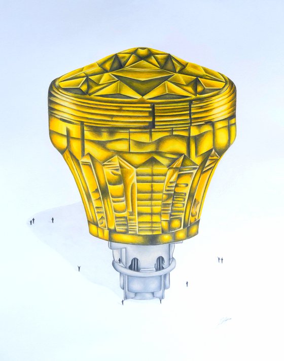 Fairground Light Bulb Yellow