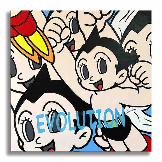 Astro Boy Evolution - Paper - Giclee print
