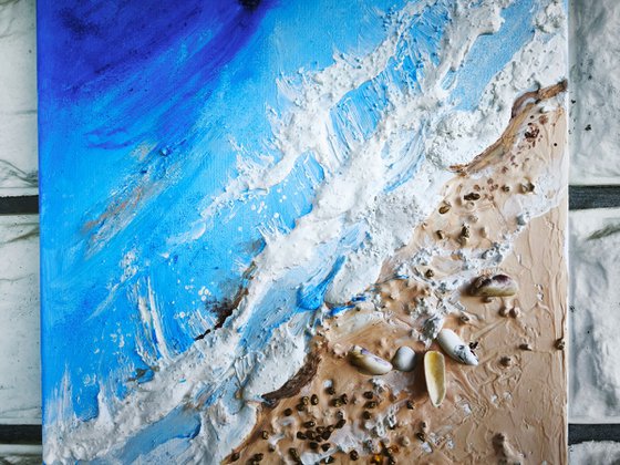 Seascape with with shells