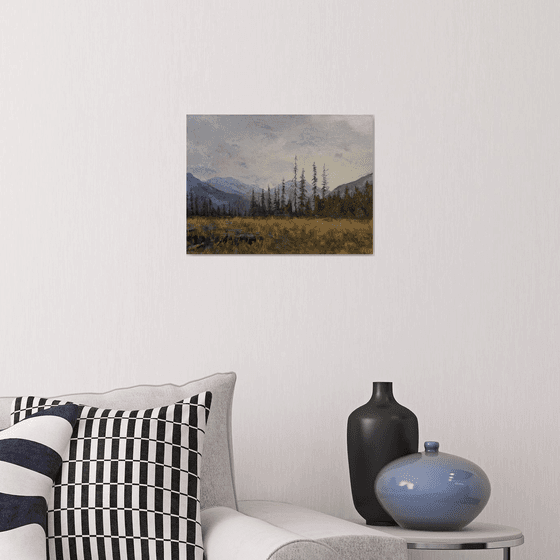 Foggy mountains