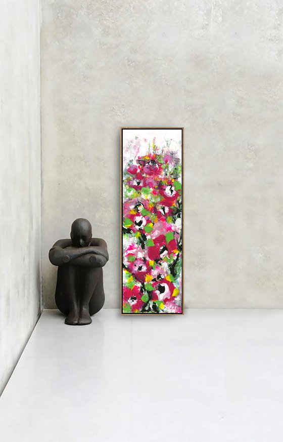 Enchanting Blooms 15 - Floral Painting by Kathy Morton Stanion