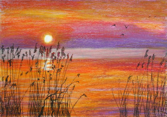 Sunset /  ORIGINAL PAINTING