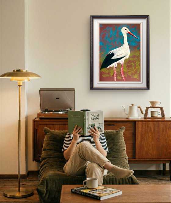 Stroks Heron Wader Ardea Hern