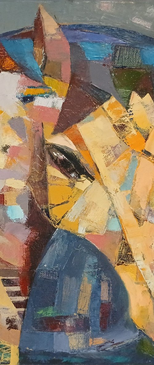 Yellow horse by Galya Koleva