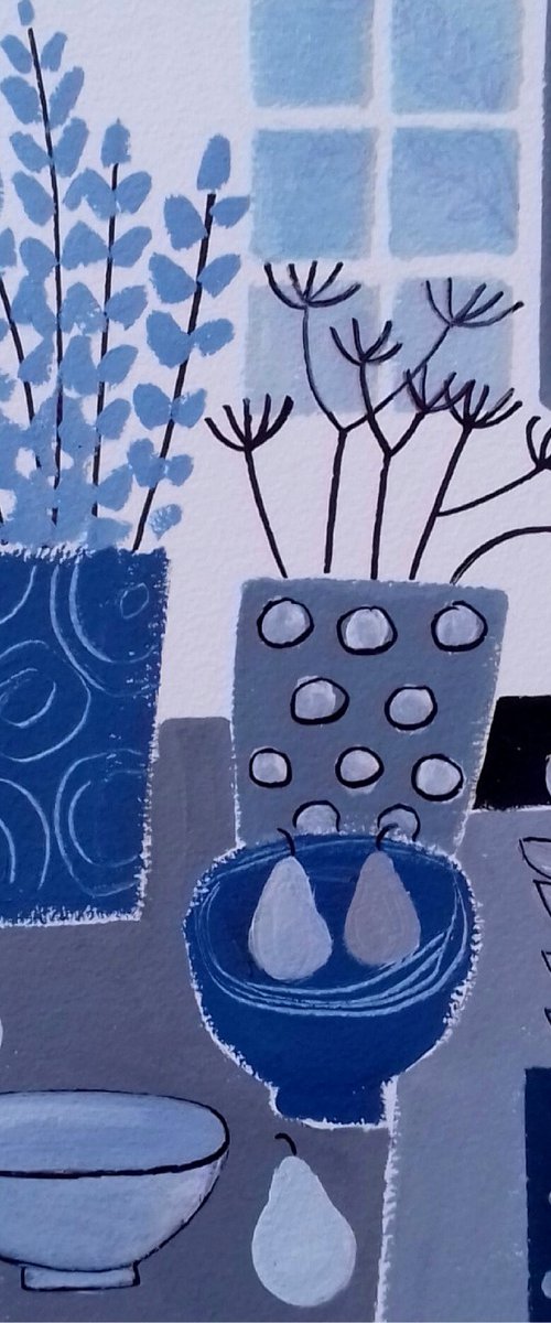 Blue Still Life by Jan Rippingham