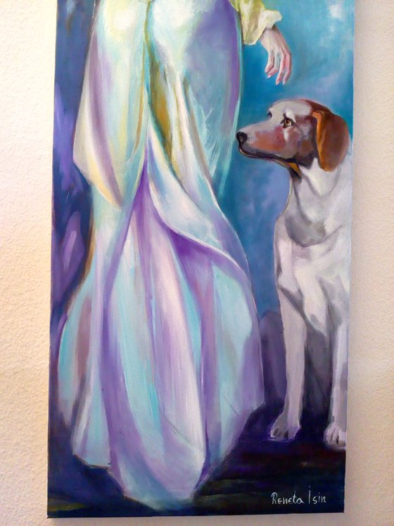 " Come on Magic " - 50 x 150cm Extra Large Original Oil Long Painting