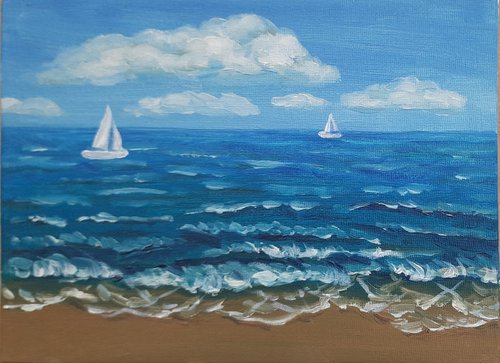 Summer Seascape by Julia Gogol