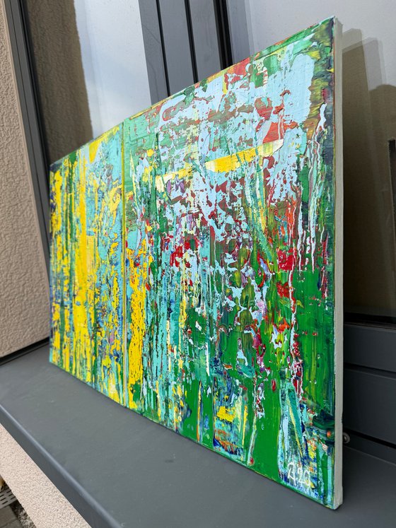 Through the elements. Diptych