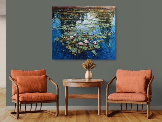 White Water Lilies Pond