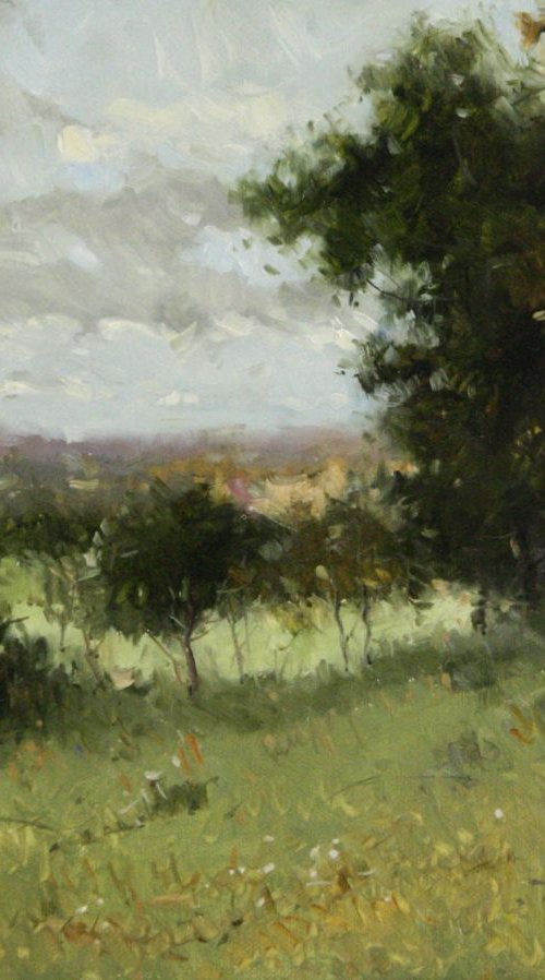 Cobalt summer Original oil Painting by Vahe Yeremyan