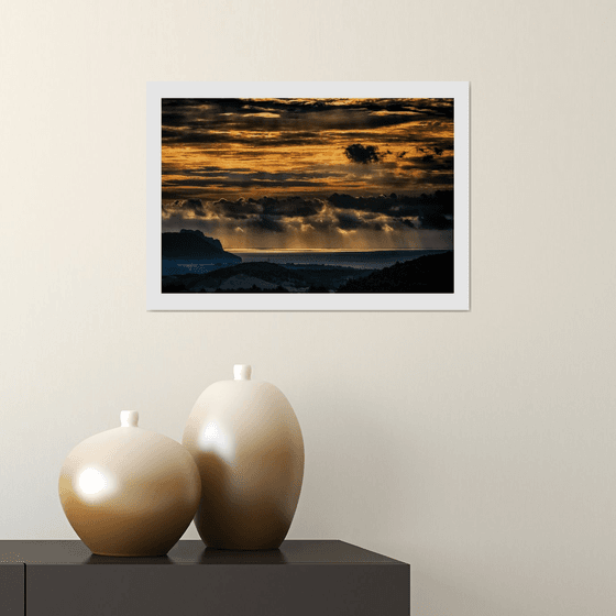 Storm 5. Sunrise Seascape Limited Edition 1/50 15x10 inch Photographic Print