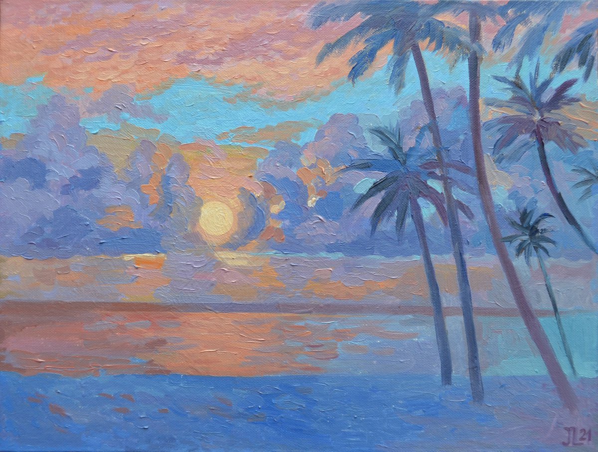 Sunset. Bali by Julia Logunova