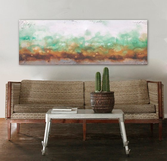 custom order Rachel-Tramuntana mountains (150 x 50 cm) Dee Brown