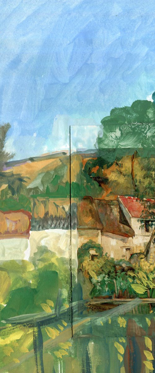 Postcard from Cezanne, France by Elizabeth Anne Fox