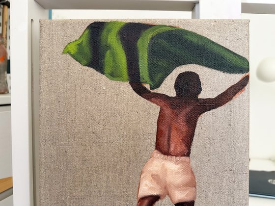 African Boy with a Towel