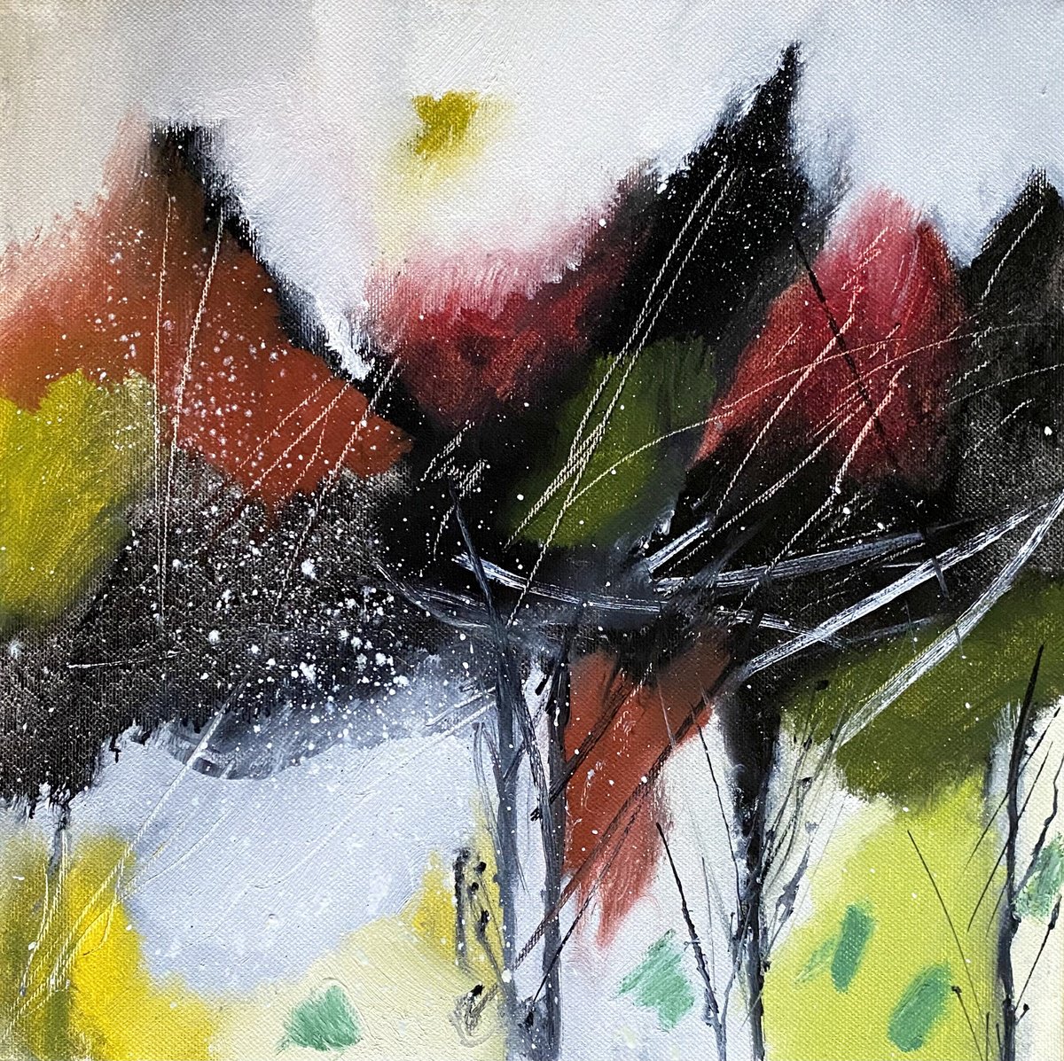 Abstract Garden By YS?rei, 12 X 12, Artwork For Sale On Artfinder