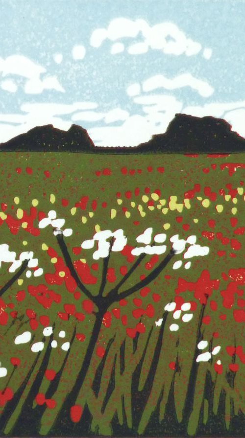 Mini Poppies and Parsley by Alexandra Buckle