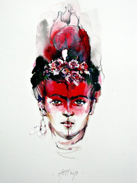 Frida and left ventricle , interpretation