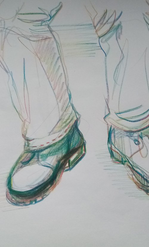 Shoe sketches / 08 by Oxana Raduga
