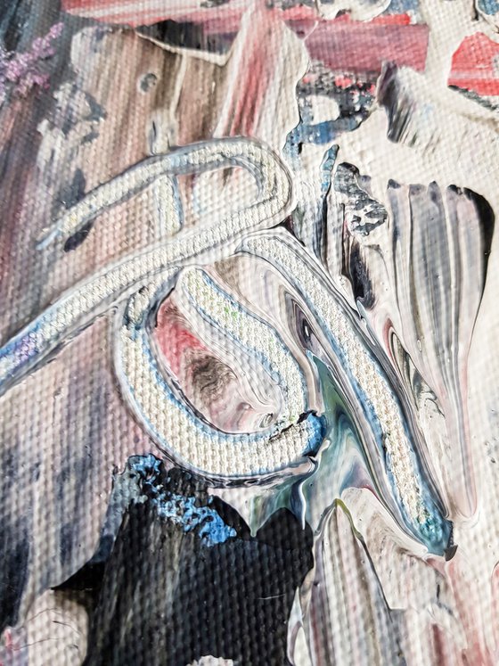 Onyto (XXXL) - Large Abstract Painting (H)150x(W)190 cm.