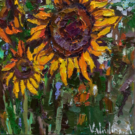 Sunflowers Original Oil painting