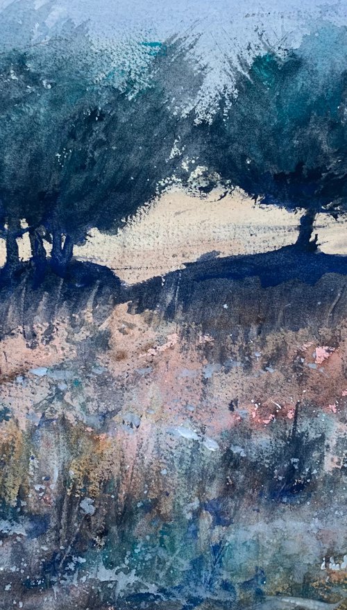 Two olive trees by Tihomir Cirkvencic