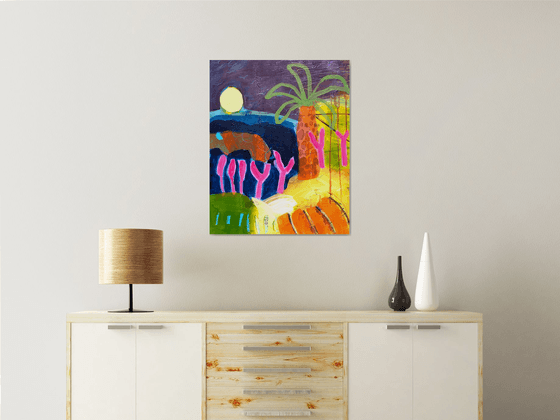 Palm at Moonlight