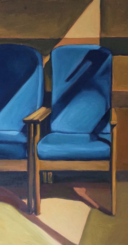 Three Chairs by Sarah Ann  Mitchell